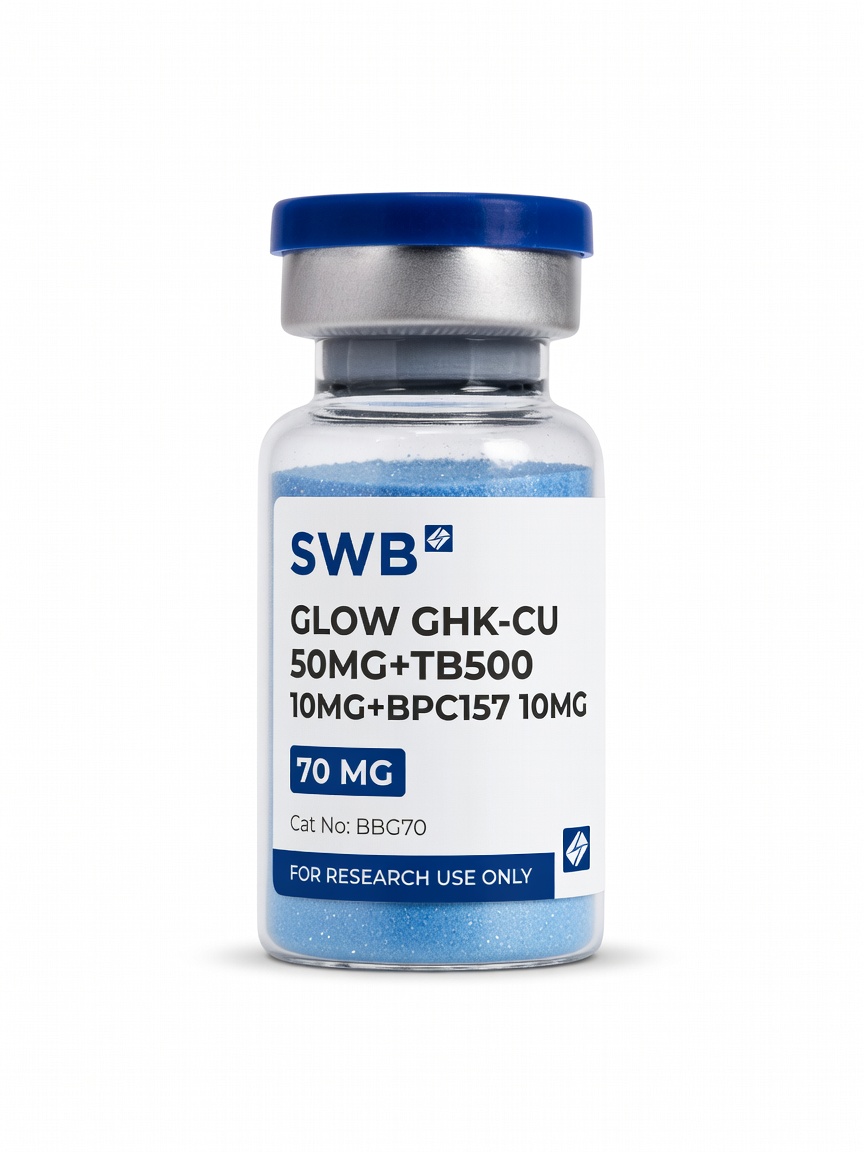 GLOW GHK-CU 50mg+TB500 10mg+BPC157 10mg